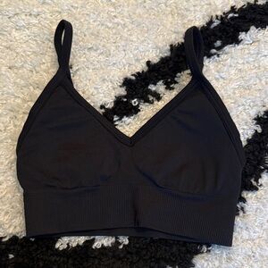 lululemon athletica Black V-Neck Wireless Bralette